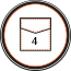NUMBER OF POCKETS ICON
